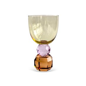 Conjunto-De-Tacas-Em-Vidro-Ambar-Com-Base-Esfera-Rosa-E-Diamantada-Laranja-Em-Cristal-360Ml-6Pcs