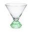 Cj-De-Copos-Em-Vidro-Base-Diamantada-Verde-290Ml-6Pcs