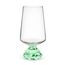 Cj-De-Copos-Em-Vidro-Base-Diamantada-Verde-290Ml-6Pcs