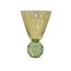 Cj-De-Tacas-Em-Vidro-Ambar-Com-Base-Esculpido-Cristal-Verde--6Pcs-425Ml