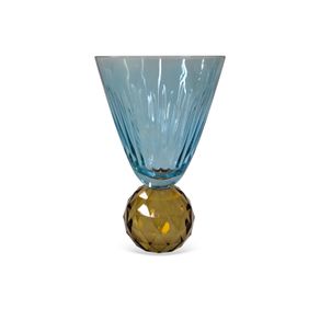 Cj-De-Tacas-Em-Vidro-Azul-Com-Base-Esculpido-Cristal-Ambar-6Pcs-425Ml