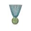 Cj-De-Tacas-Em-Vidro-Azul-Com-Base-Esculpido-Cristal-Verde-6Pcs-425Ml