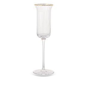 Cj-De-Tacas-Para-Champagne-Em-Vidro-Com-Filete-Dourado-160Ml-6Pcs