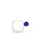 Cj-De-Xicaras-Em-Vidro-Borossilicato-Alca-Esfera-Azul-6Pcs-100Ml