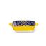 Travessa-Retangular-Em-Ceramica-E-Alca-Amarela-Com-Desenho-Floral-Interno