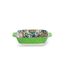 Travessa-Retangular-Em-Ceramica-E-Alca-Verde-Com-Desenho-Floral-Interno