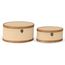 Cj-De-Caixas-Decorativas-Ovais-Em-Couro-Sintetico-Bege-Com-Detalhe-Madeira-2Pcs