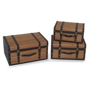 Cj-De-Baus-Em-Madeira-E-Bambu-Natural-Detalhes-Em-Couro-Sintetico-Preto-3Pcs