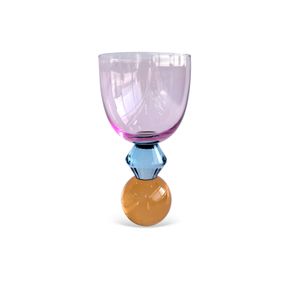 Cj-De-Tacas-Em-Vidro-Rosa-Com-Base-Diamantada-Azul-E-Esfera-Ambar-Em-Cristal-360Ml-6Pcs