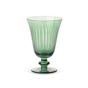 Cj-De-Copos-Em-Vidro-Verde-Com-Detalhe-290Ml-6Pcs