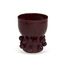 Vaso-Decorativo-Em-Ceramica-Detalhes-Esfera-Mesclado-Bordo-E-Bege