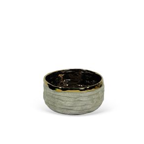 Vaso-Decorativo-Em-Ceramica-Curvas-Cinza-E-Detalhe-Dourado