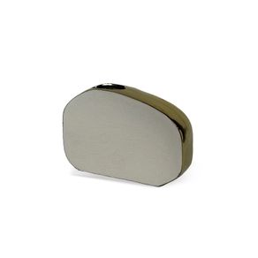 Vaso-Decorativo-Em-Ceramica-Formas-Branco-E-Dourado