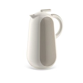 Garrafa-Termica-Slim-Em-Polipropileno-Com-Ampola-De-Vidro-Branca-Com-Detalhe-Bege-1L