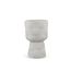 Vaso-Decorativo-Com-Textura-Esferas-Em-Resina-Branco