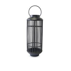 Lanterna-Decorativa-Em-Metal-E-Bambu-Preto