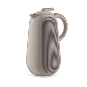 Garrafa-Termica-Slim-Em-Polipropileno-Com-Ampola-De-Vidro-Cinza-Com-Detalhe-Cinza-1L