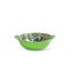 Bowl-Em-Ceramica-Verde-Com-Desenho-Floral-Interno