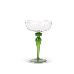 Cj-De-Tacas-Para-Drink-Em-Vidro-Com-Base-Verde-230Ml-6Pcs